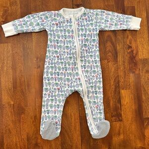 Joy Street Chinoiserie Baby Footie Double-Zipper